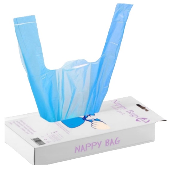 NEW 1200 Baby Disposable Diaper Nappy Waste Scented Baby Powder Bags Tie Handle - Picture 3 of 7